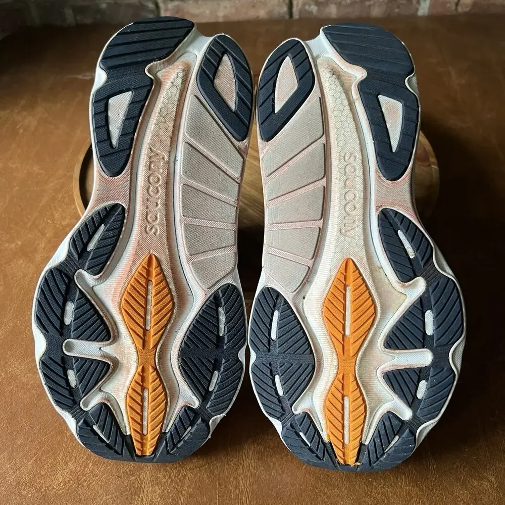 Saucony Hurricane 24 Max Cushion Stability Men's 8.5 Navy Running Shoes Sneakers